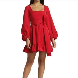STAUD Seth Squareneck Mini Dress NWT